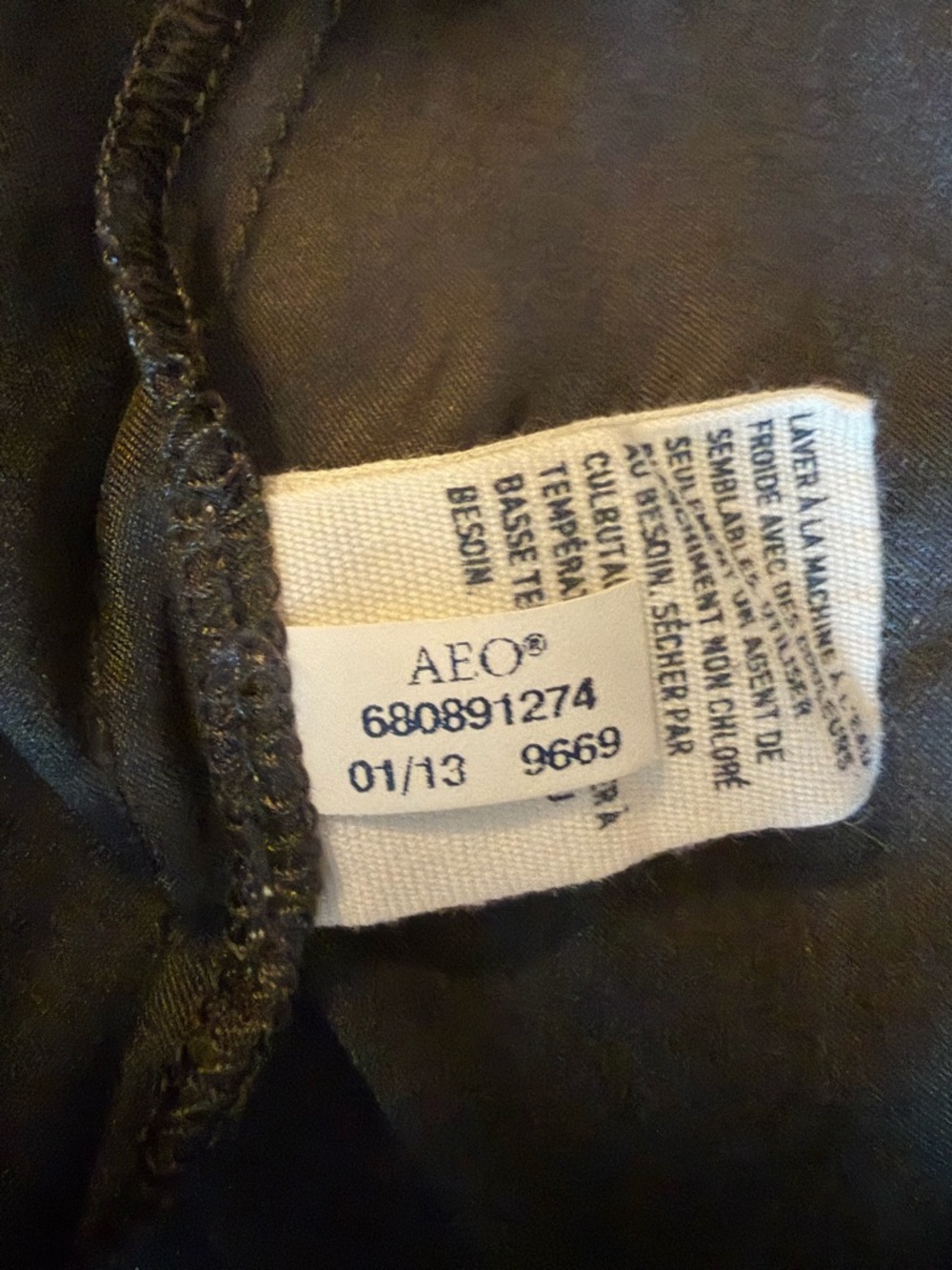 American Eagle Outfitters Black Ruffle Front Mini Dress - Picture 5 of 7